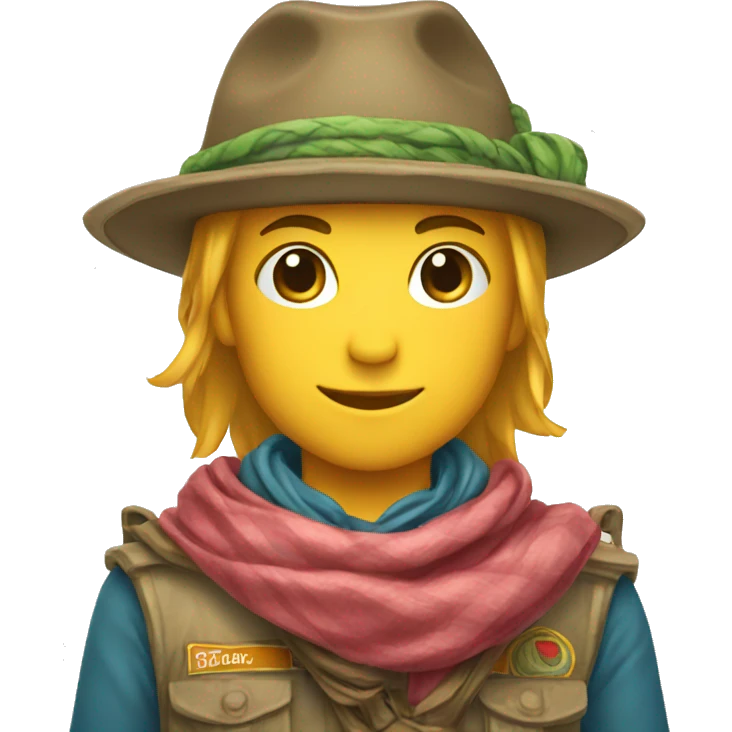 Foulard scout emoji