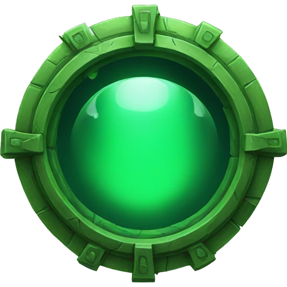 green portal emoji