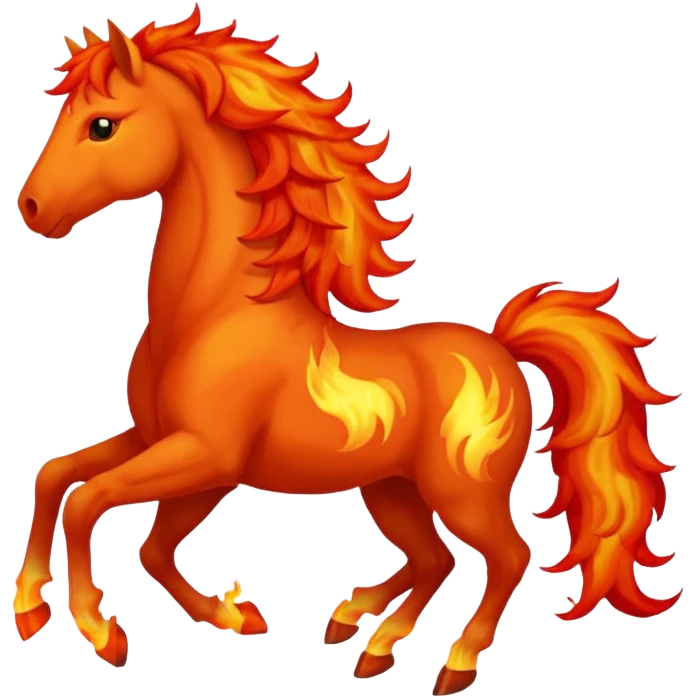 fire horse emoji