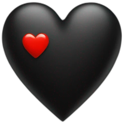 heart black emoji