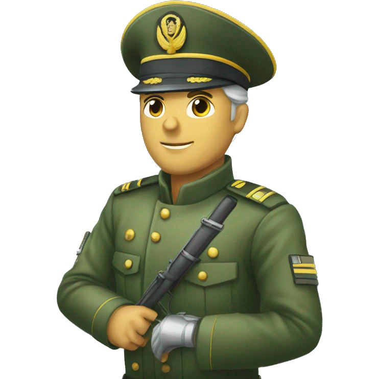 Saludo Militar armada emoji