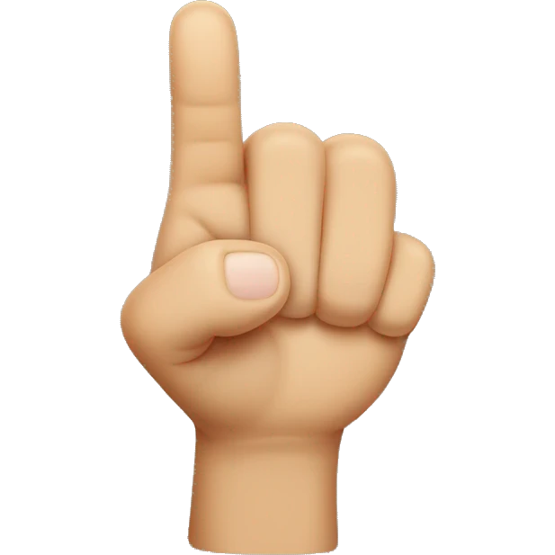 finger pointing at you emoji
