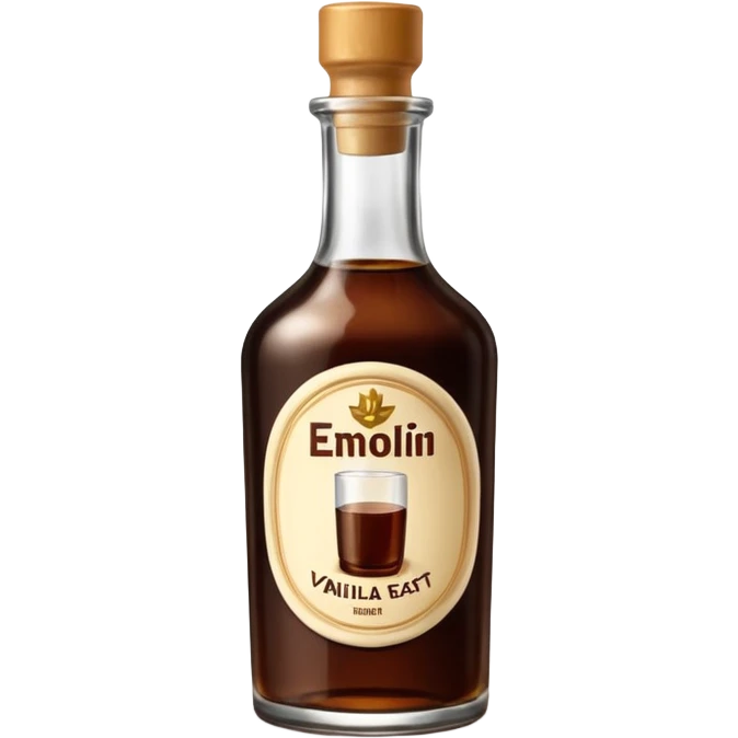 bottle of vanilla extract emoji