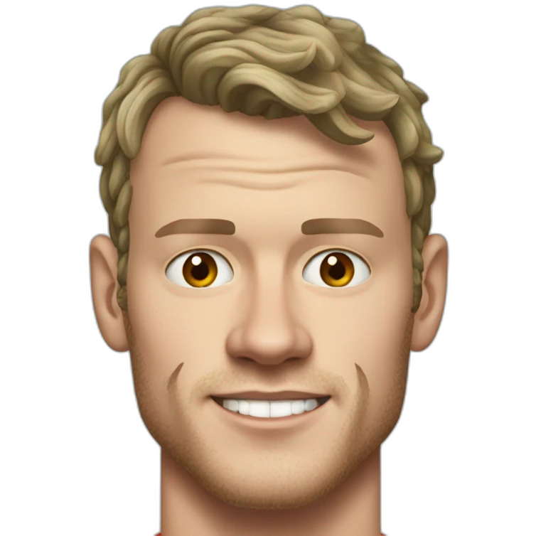 Jonathan Toews as a beach bum emoji