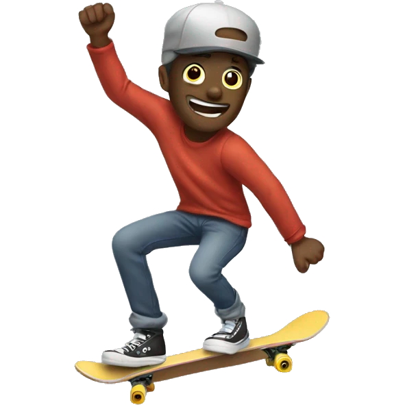 Guy skateboarding  emoji