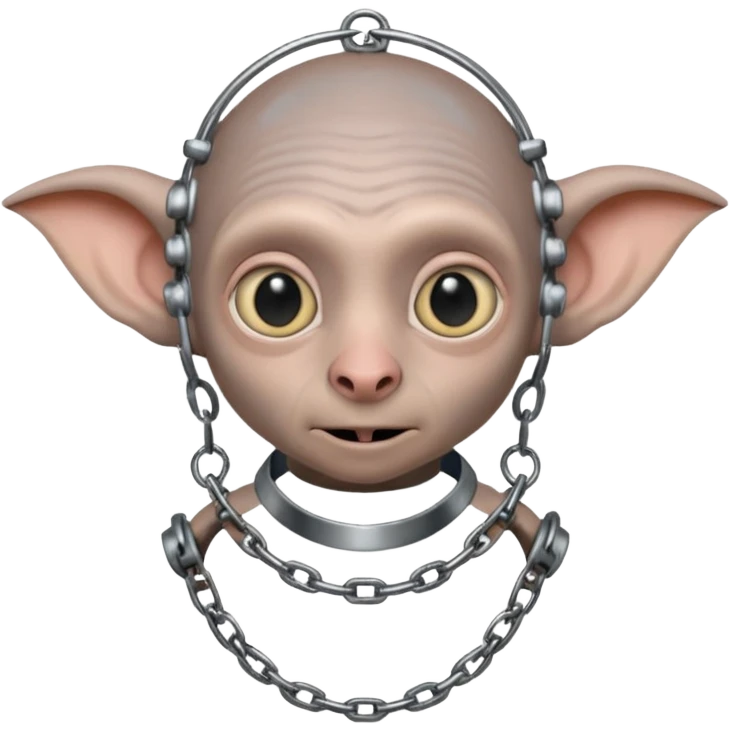 Dobby in chastity cage emoji