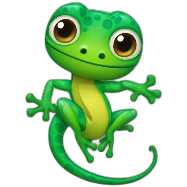 Gecko appareil photo emoji