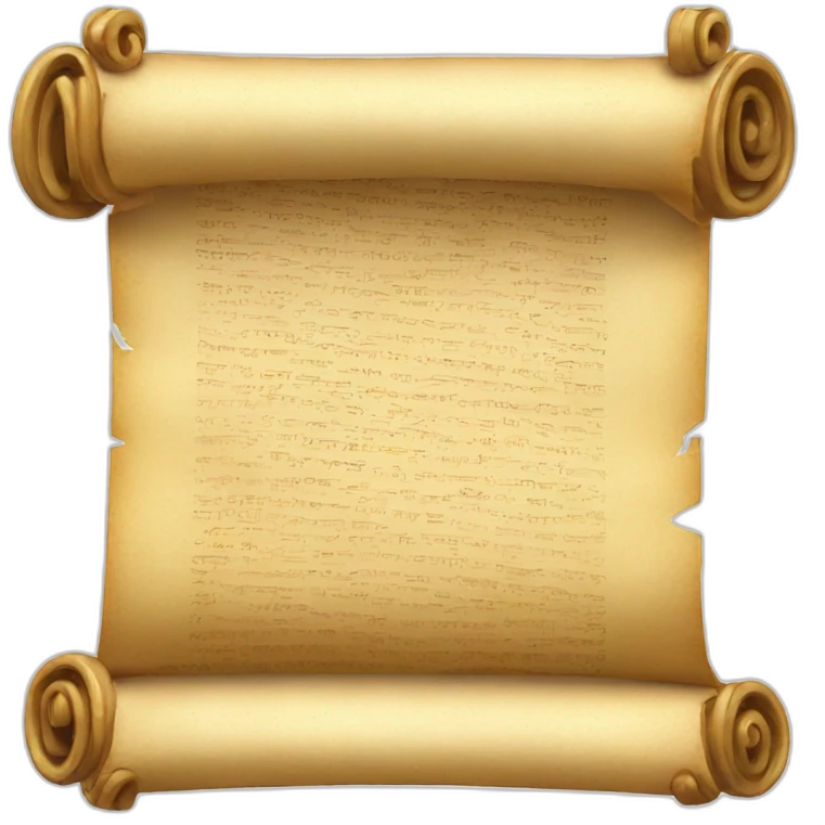 Scroll emoji