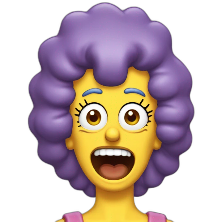 marge-simpsons-laughting emoji