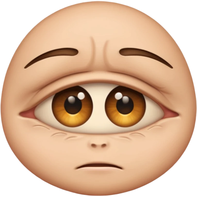 Squinted eye emoji