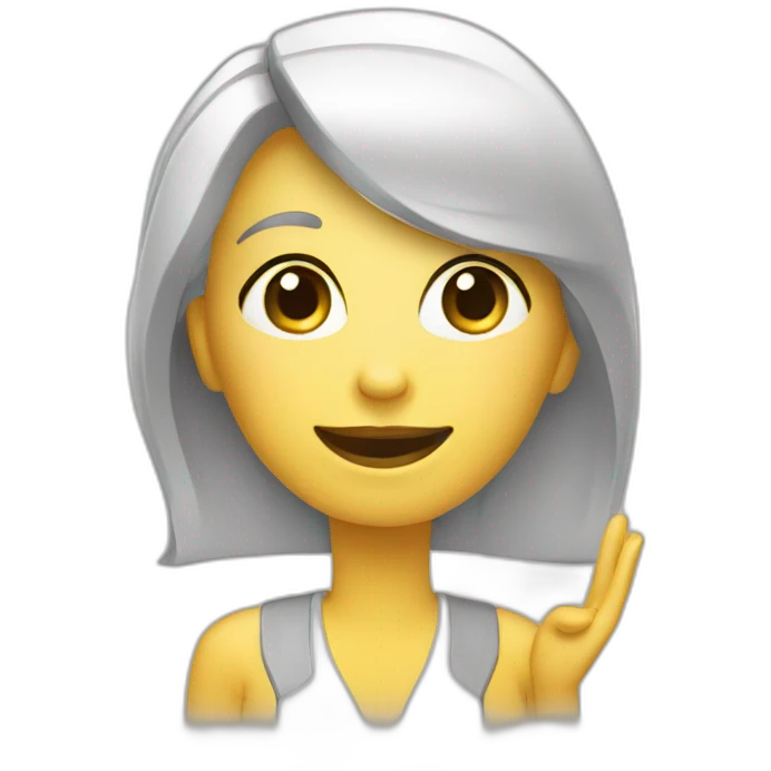 virtual assistant salute emoji