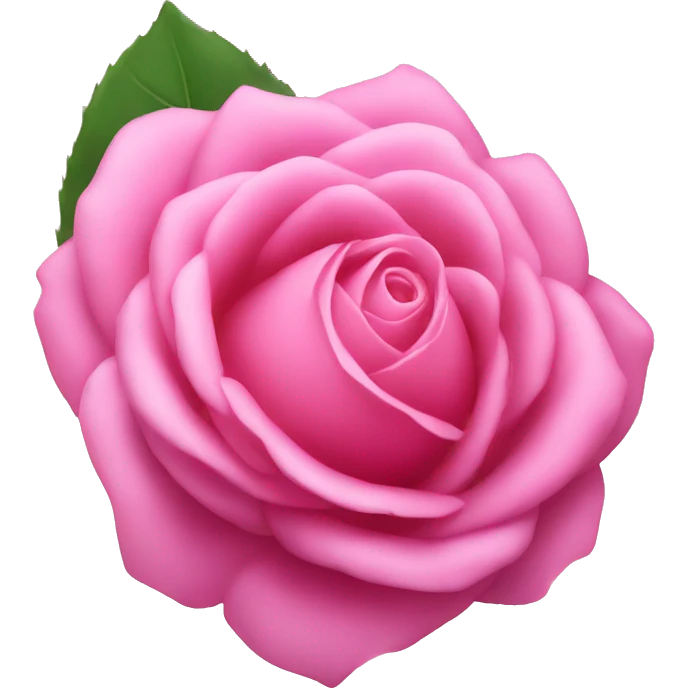 Pink rose emoji