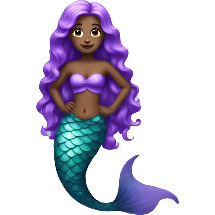 purple mermaid emoji
