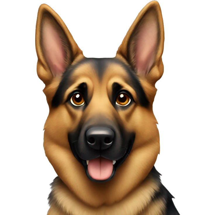 German shepherd  emoji
