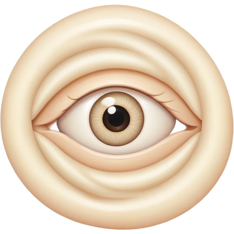 Single eye with spiral dizzy effect emoji