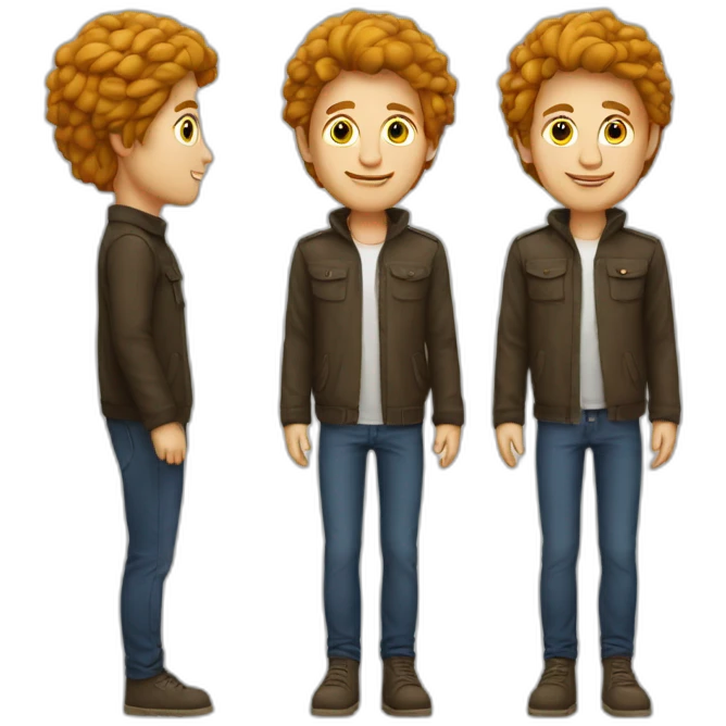 Mens met onderbroek op het hoofd emoji
