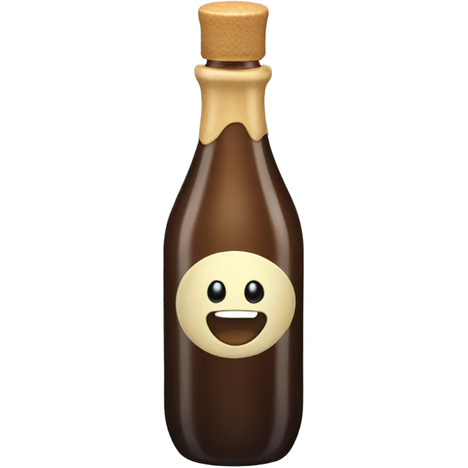 Vanilla bottle emoji