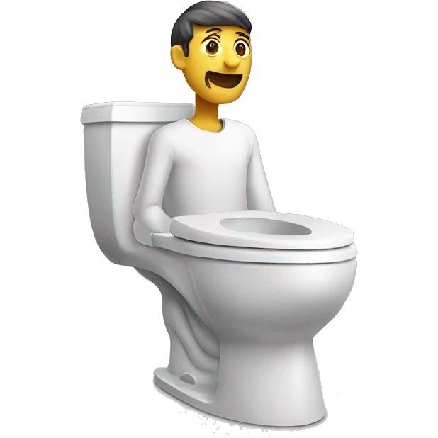 Skibidi toilet man emoji