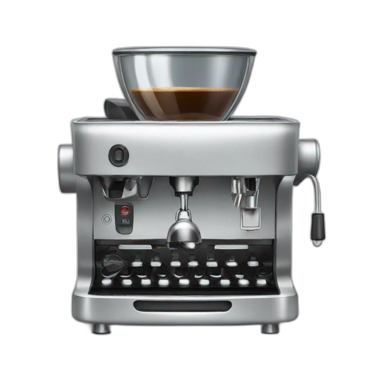 Machine à café emoji