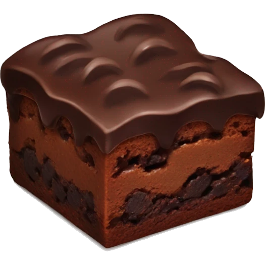 Chocolate brownie  emoji