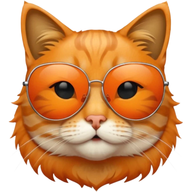 Cat wearing sunglasses emoji
