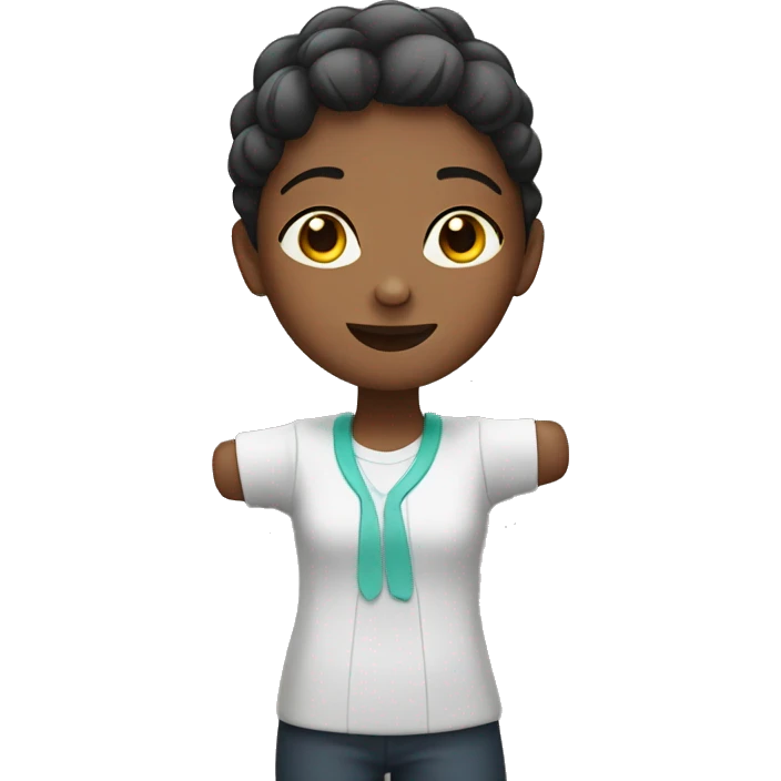 Girl raise arms emoji