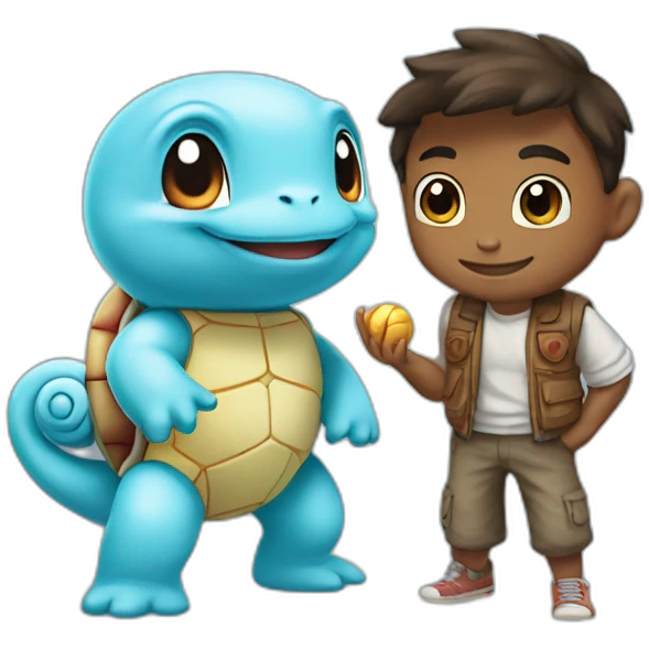 Charmanter and squirtle emoji