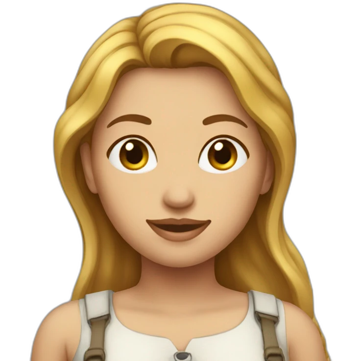 femme avec une grosse poitrine sans rien emoji