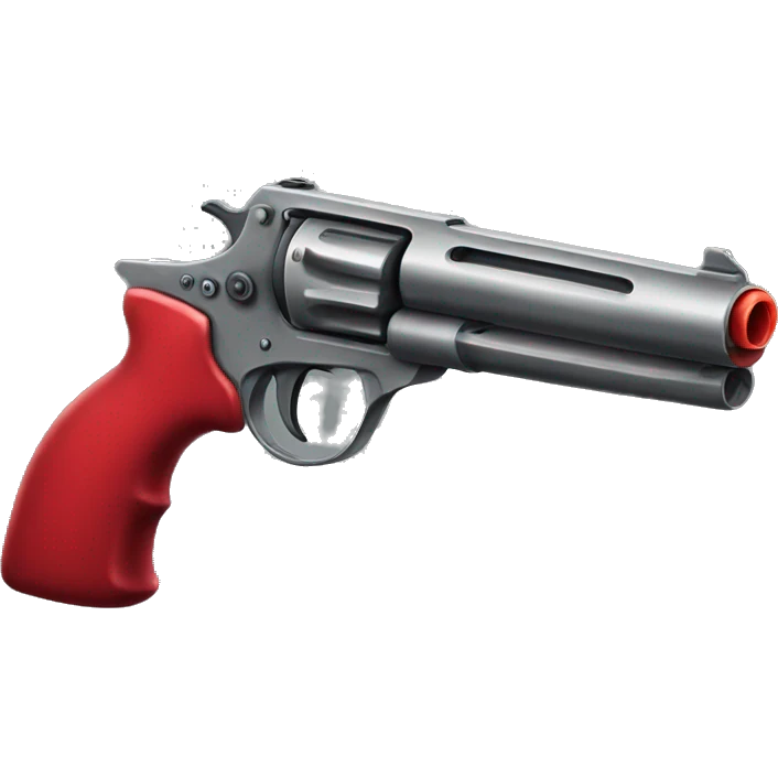 Cherry red gun emoji