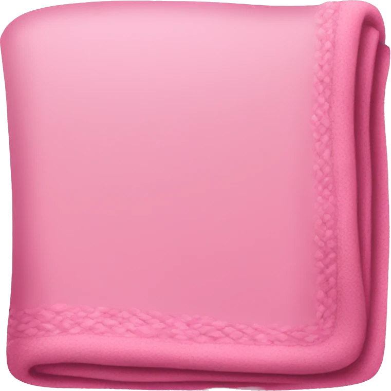 Pink blanket  emoji