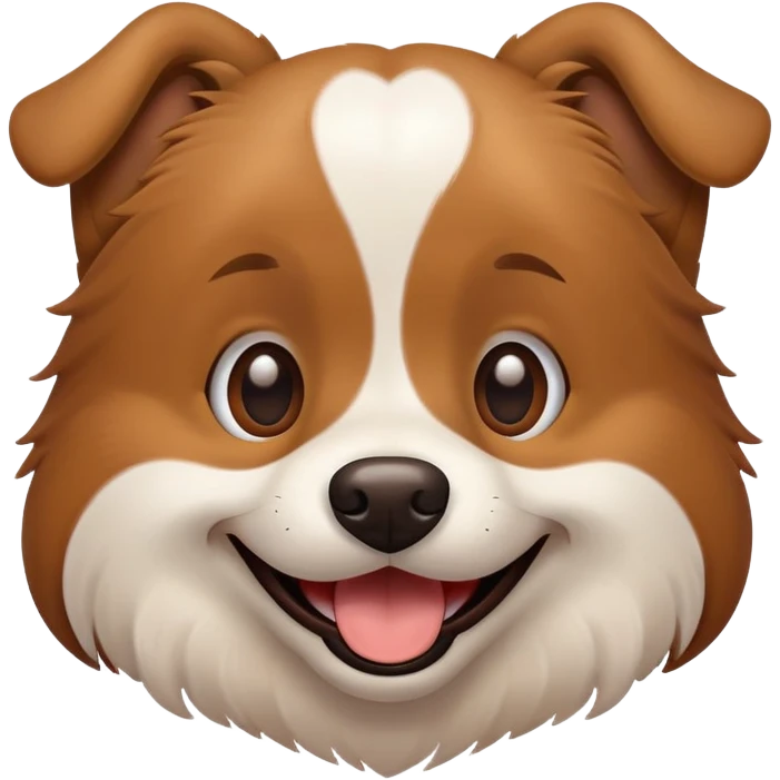 Un perro sonriente  emoji