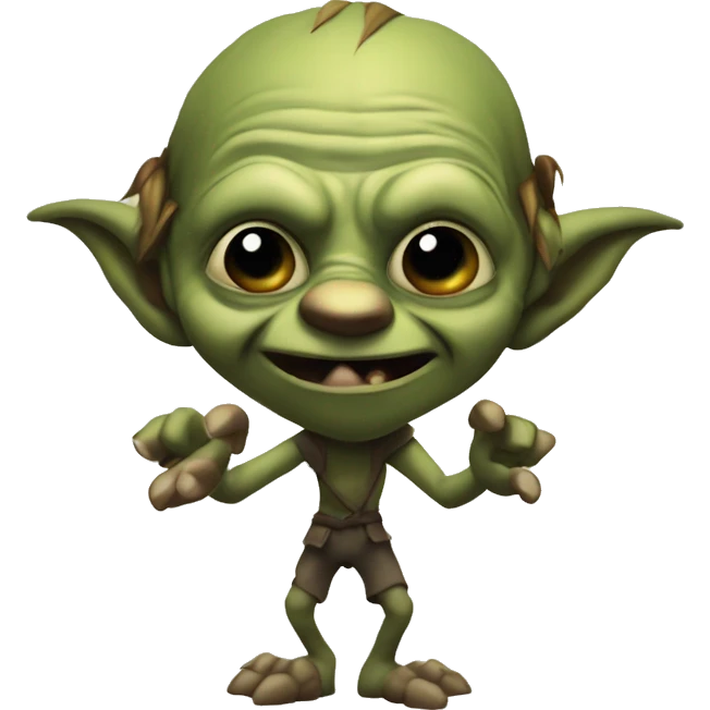 goblin: Small humanoid creatures skilled in metalwork and finance, known for their gruff demeanor and independence emoji