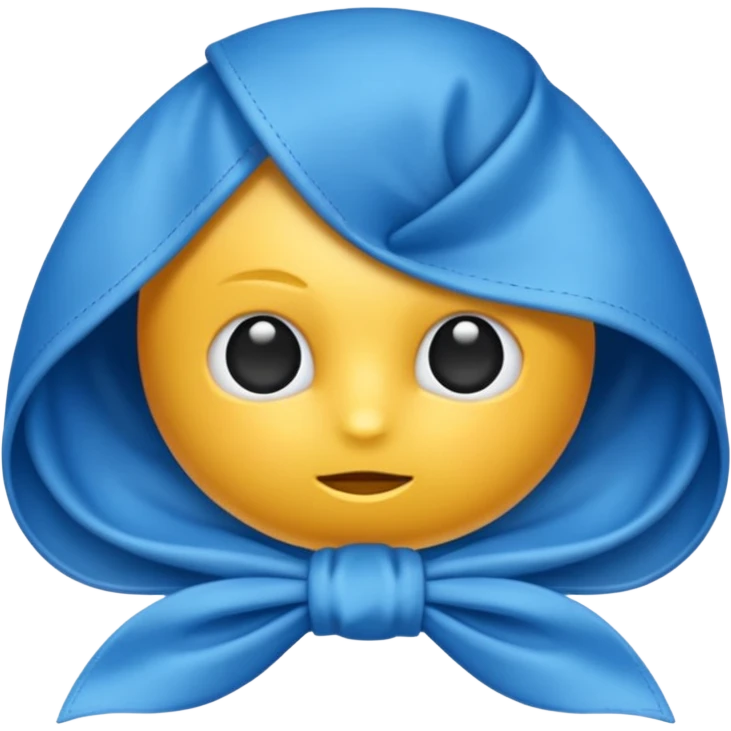 Fiocco blu emoji