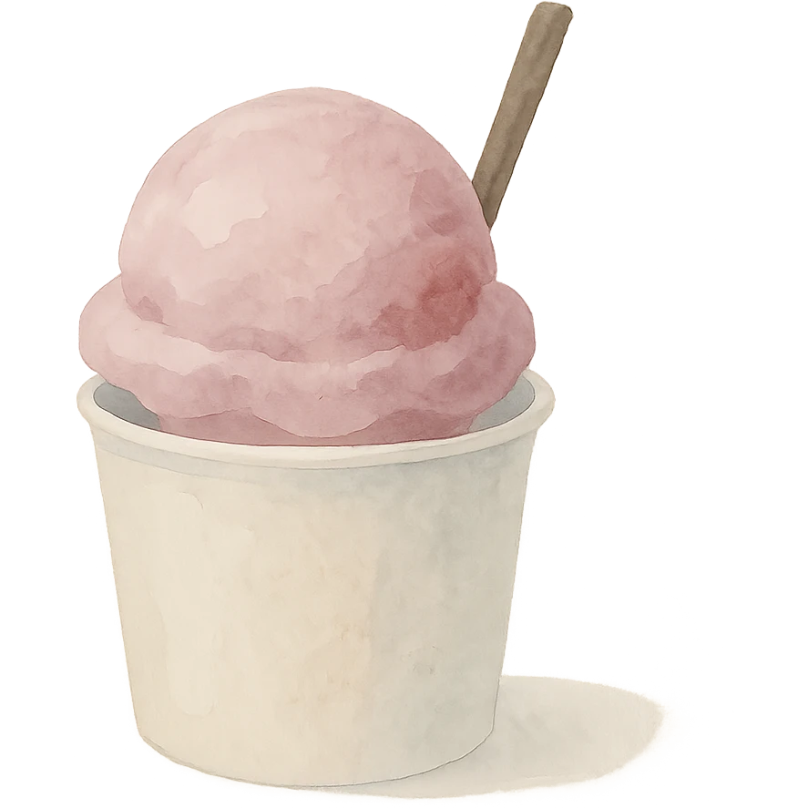 ice cream in a cup emoji