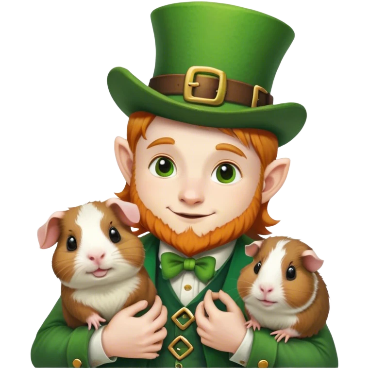 Leprechaun with Guinea’s emoji