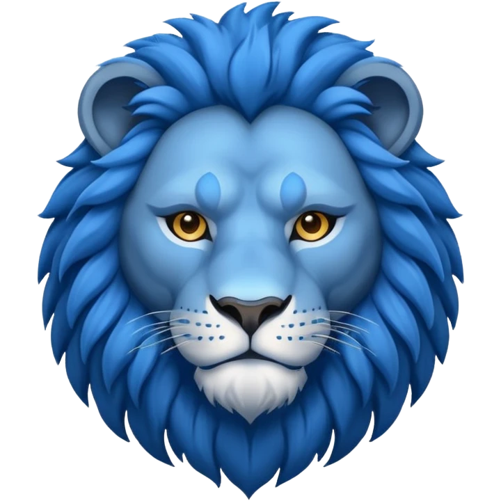 blue lion emoji