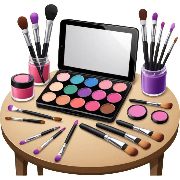 makeup TABLE emoji