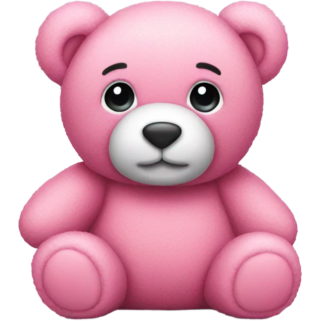 pink teddy emoji