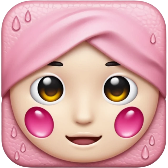 skin pore in pink tones  emoji