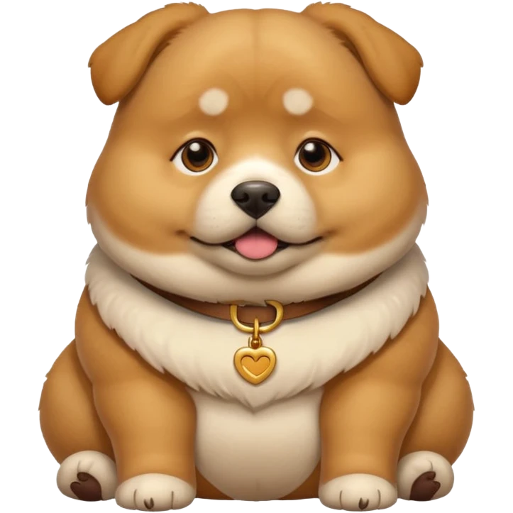 fat dog emoji