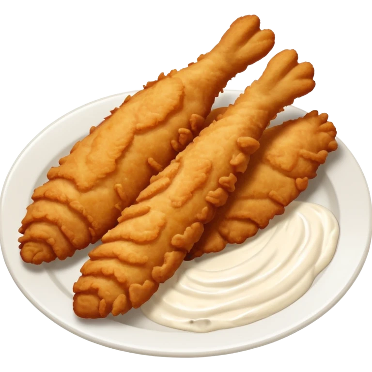 Chicken tenders and dip emoji