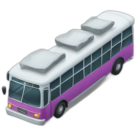 trolleybus horns one way other way emoji