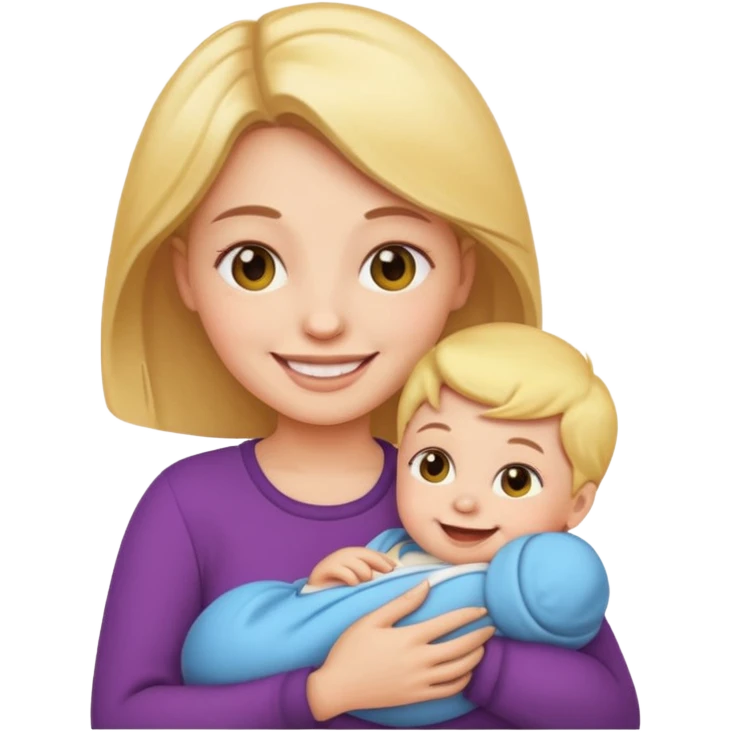 woman holding baby emoji emoji