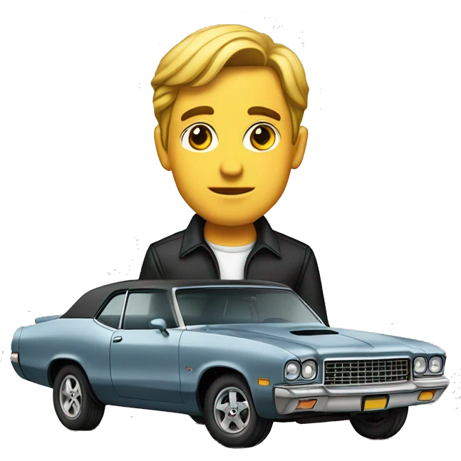 Lowered cheverolet  emoji
