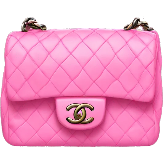 Pink chanel bag emoji