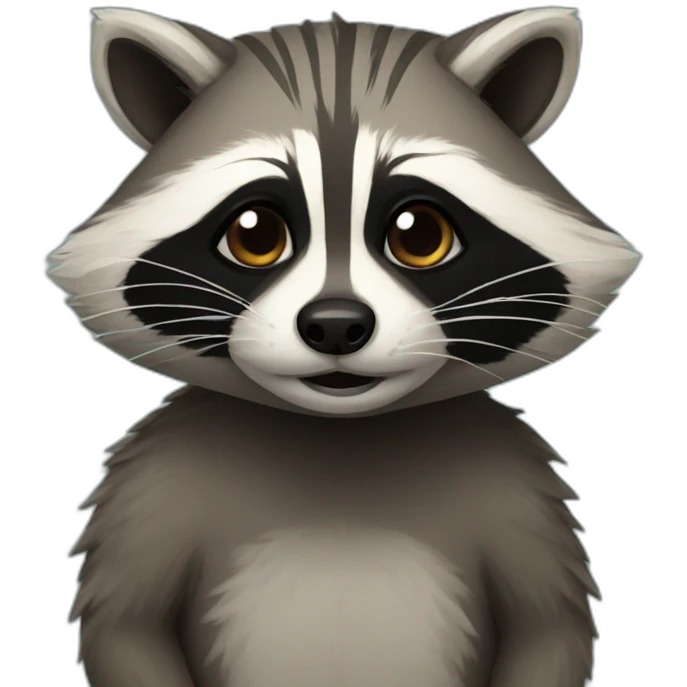 raccoon emoji