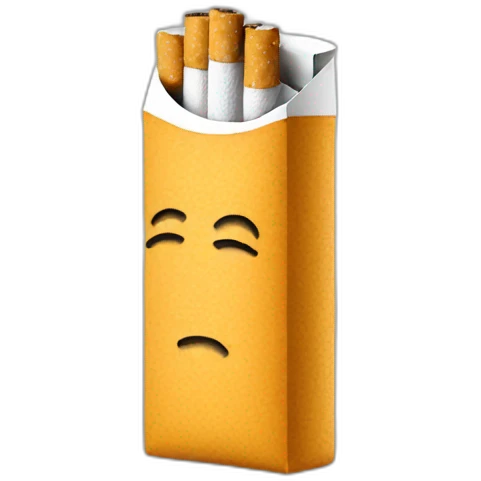 Cigarette with smoke emoji