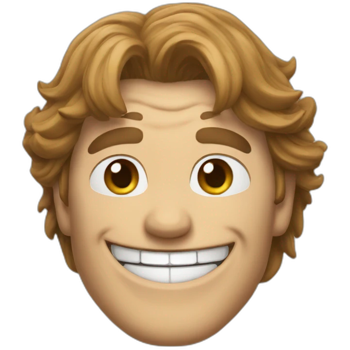 Conan with happy smile emoji