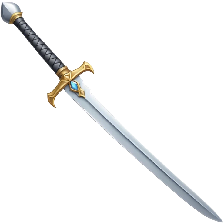 feather an sword crossing, feather dominates sword emoji