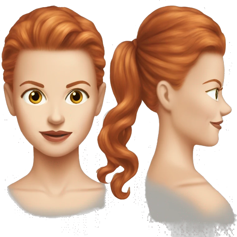 young Nicole Kidman redhair emoji